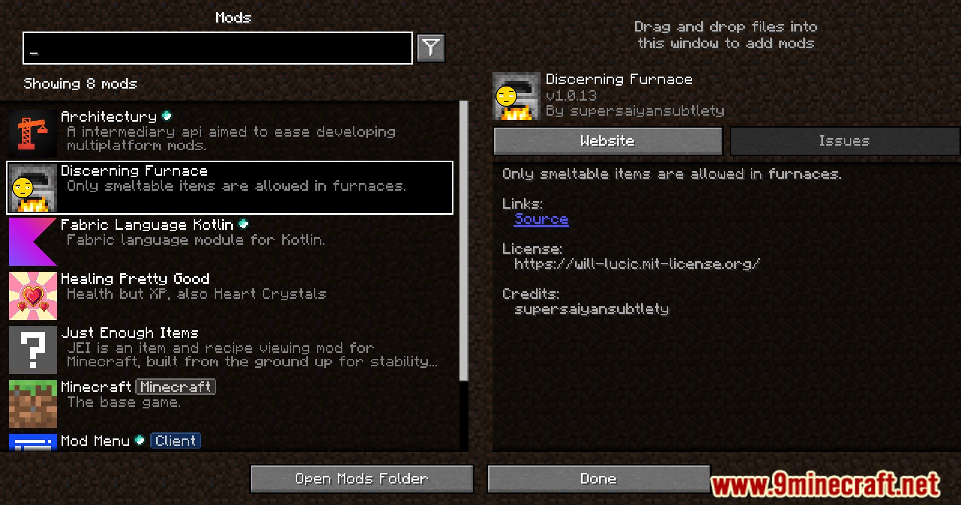 Discerning Furnace Mod (1.21.1, 1.20.1) - Streamlined Smelting In Minecraft 2