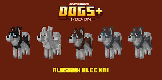 Dogs+ Addon (1.20) - MCPE/Bedrock Mod 12