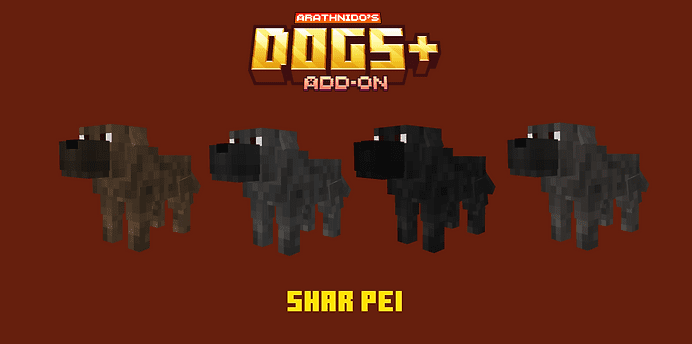 Dogs+ Addon (1.20) - MCPE/Bedrock Mod 24