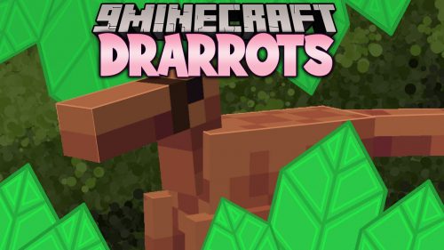 Drarrots Mod (1.18.2, 1.16.5) – Blend of Small Bird, Dragon and Dinosaur Thumbnail