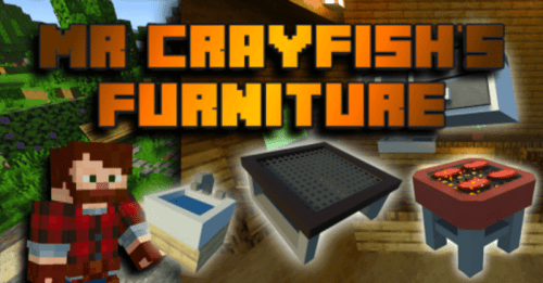 MrCrayFish Furniture Addon (1.20) – MCPE/Bedrock Mod Thumbnail