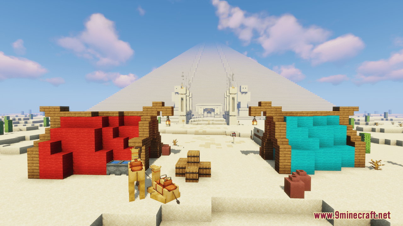 Escape Pyramide Coop Map (1.20.4, 1.19.4) - Journey of Ancient Mysteries 3