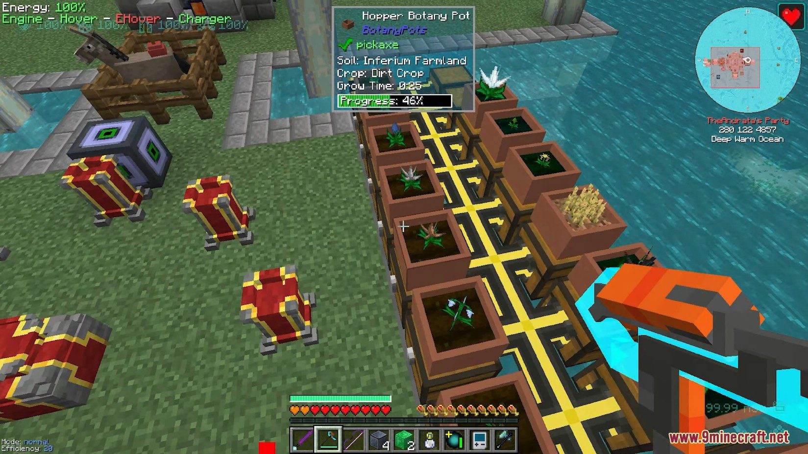 FTB Power Pots Mod (1.16.5) - Botany Pots But With Power 4