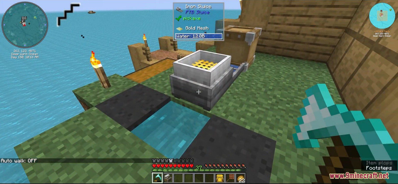 FTB Sluice Mod (1.16.5) - Tiered Resource Processing in A Sluice 4