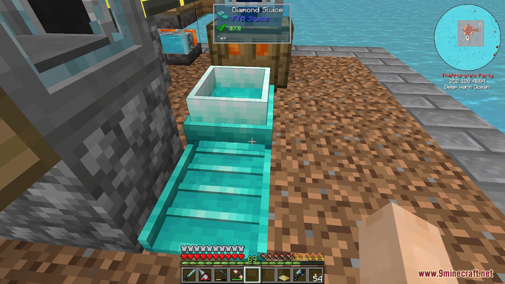 FTB Sluice Mod (1.16.5) - Tiered Resource Processing in A Sluice 8