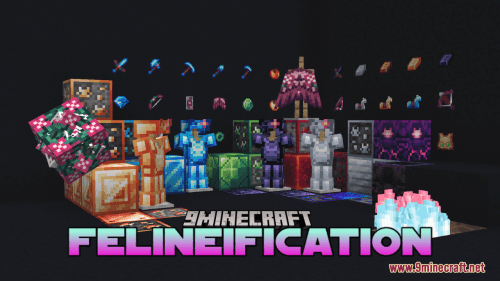Felineification Resource Pack (1.20.6, 1.20.1) – Texture Pack Thumbnail
