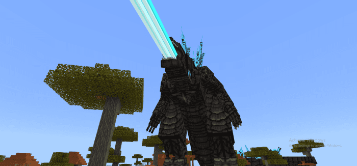 Godzilla Tyrant Addon (1.20) - MCPE/Bedrock Mod 2