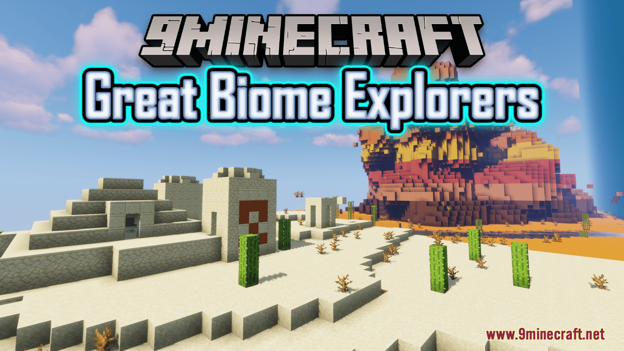 Great Biome Explorers Map (1.21.1, 1.20.1) - A Parkour Adventure 1