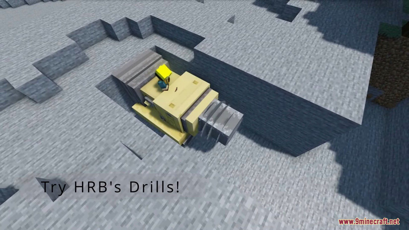 HRB's Drills Mod (1.20.1) - Large Tunnel Digging Machine 9