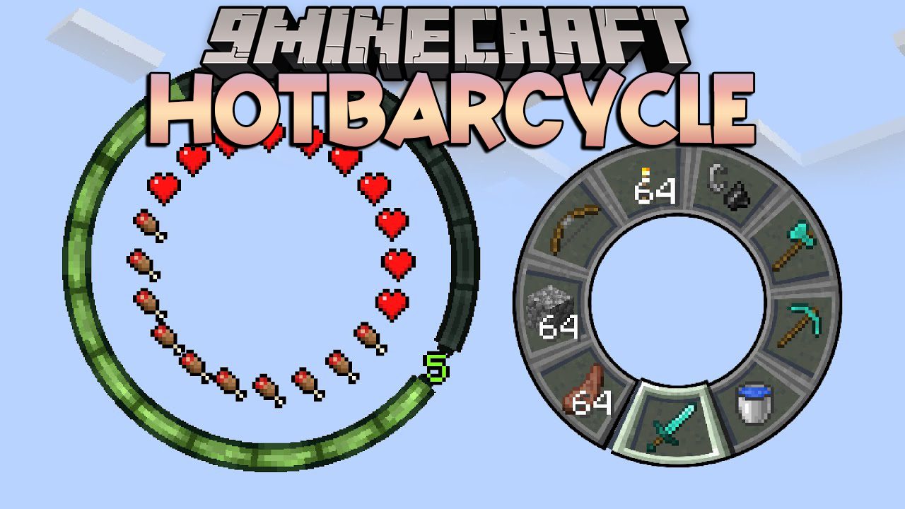 HotbarCycle Mod (1.20.1, 1.19.4) - Swap Hotbar, Swap Slot 1