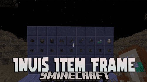 Invis Item Frame Data Pack (1.20.4, 1.19.4) – Conceal Your Collections With Style! Thumbnail
