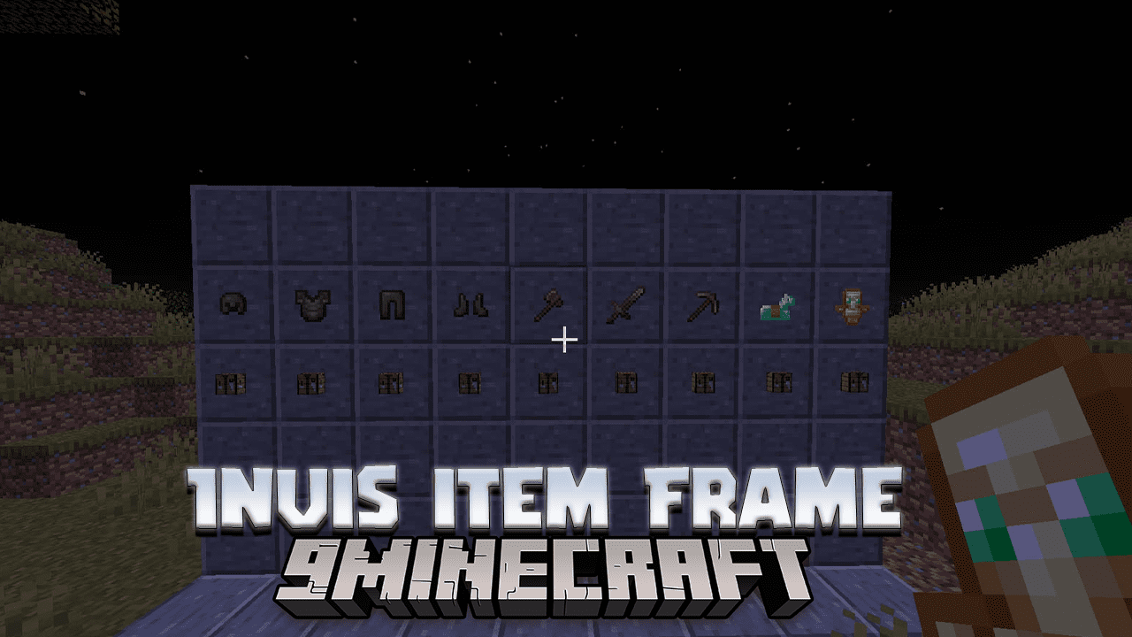 Invis Item Frame Data Pack (1.20.4, 1.19.4) - Conceal Your Collections With Style! 1