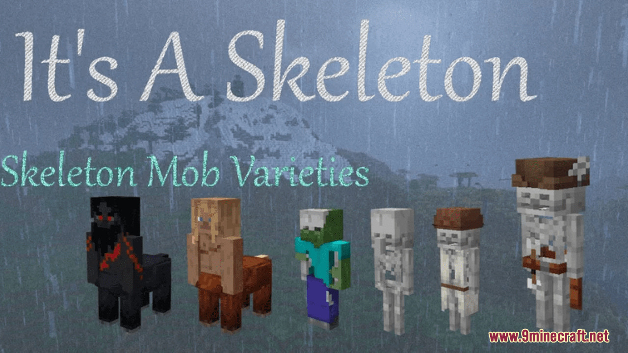 It's A Skeleton Resource Pack (1.20.4, 1.19.4) - Texture Pack 1