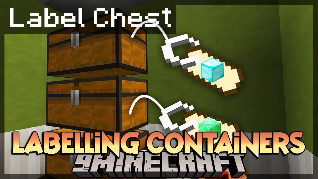 Labelling Containers Mod (1.20.4, 1.19.4) - Set Icons and Label Chests 1