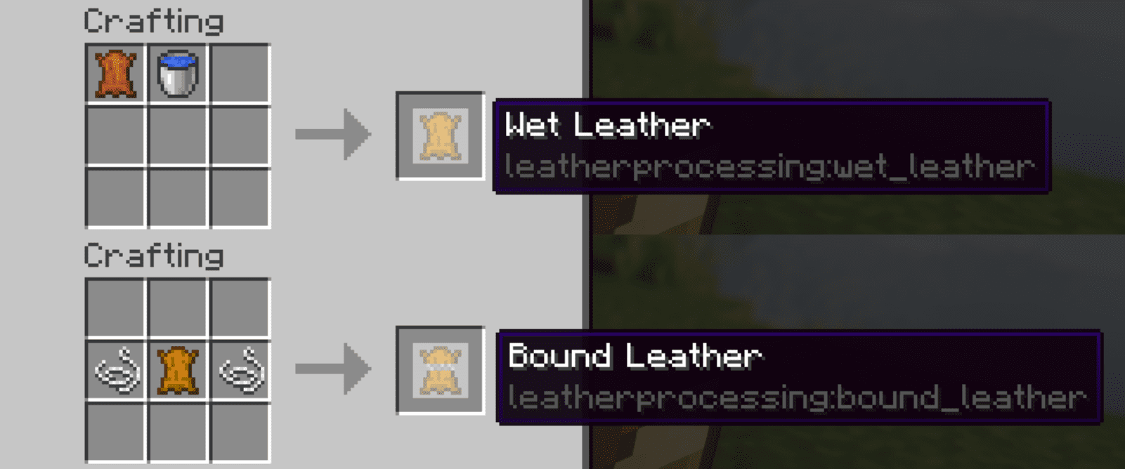 Leather Processing Mod (1.20.1) - Processing Steps For Leather 2