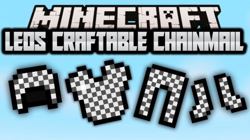 Leos Craftable Chainmail Mod (1.15.2, 1.12.2) – Recipes for Chainmail Armor Thumbnail