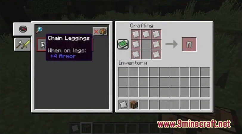 Leos Craftable Chainmail Mod (1.15.2, 1.12.2) - Recipes for Chainmail Armor 2