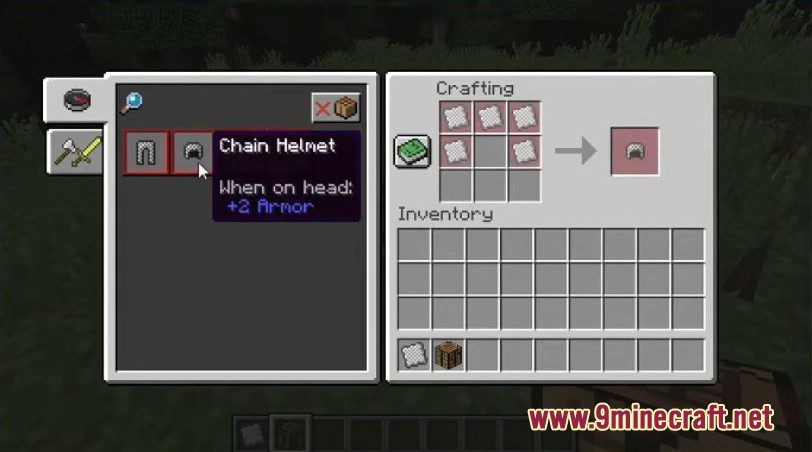 Leos Craftable Chainmail Mod (1.15.2, 1.12.2) - Recipes for Chainmail Armor 3