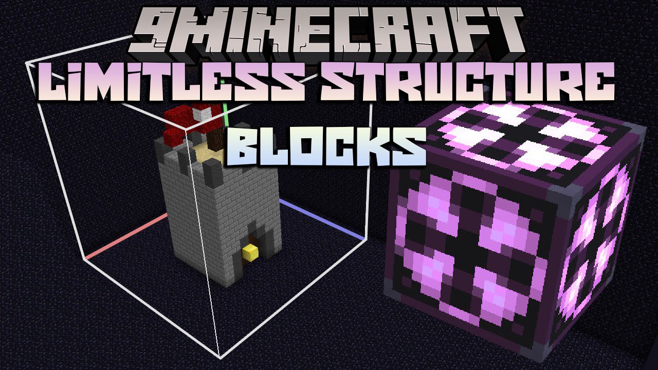 Limitless Structure Blocks Mod (1.12.2) - Remove Structure Block Size Limits 1