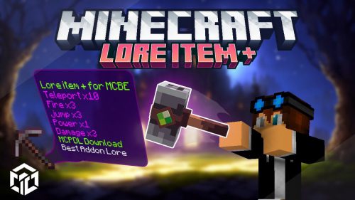 Lore Item+ Addon (1.20) – MCPE/Bedrock Mod Thumbnail