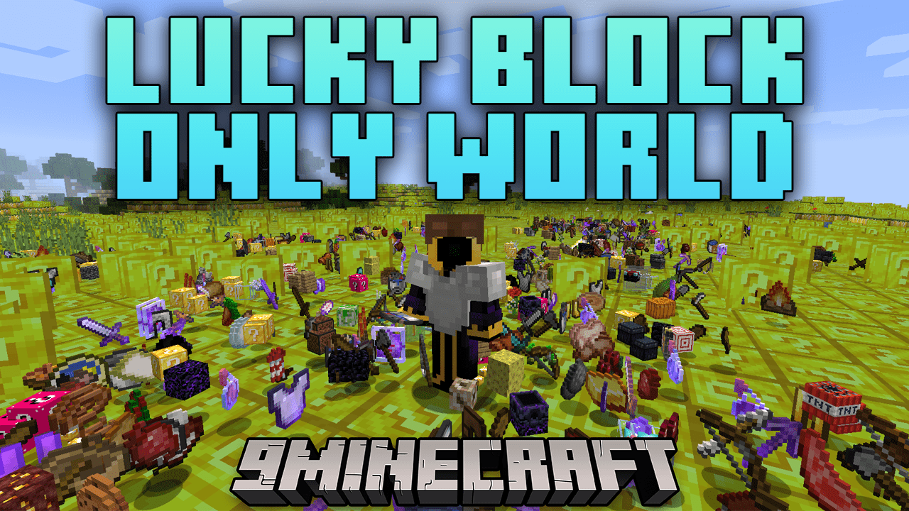 Lucky Block Only World Mod (1.20.4, 1.18.2) - Inside The World Of Lucky Block World Mod 1