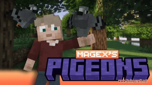 Magex’s Pigeons Resource Pack (1.20.6, 1.20.1) – Texture Pack Thumbnail