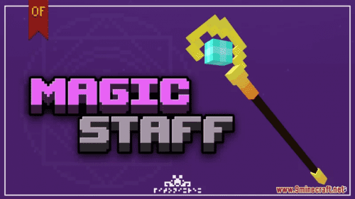 Magic Staff Resource Pack (1.20.6, 1.20.1) – Texture Pack Thumbnail