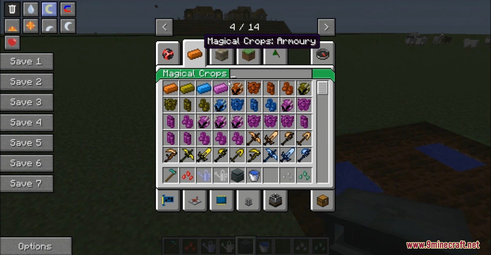 Magical Crops Armoury Mod (1.7.10) - Armour and Weapon Addon 2