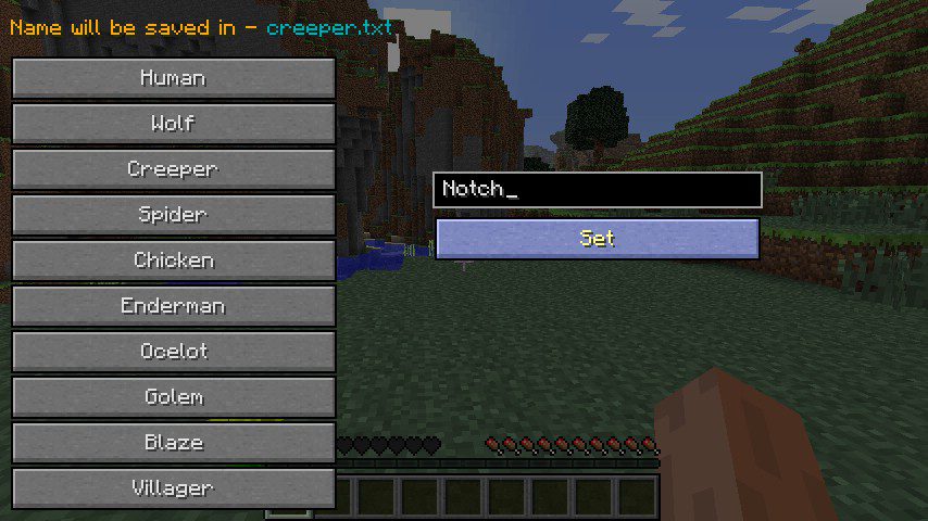 Menu Mobs Mod (1.12.2) - Random Mob on The In-Game Menus 4