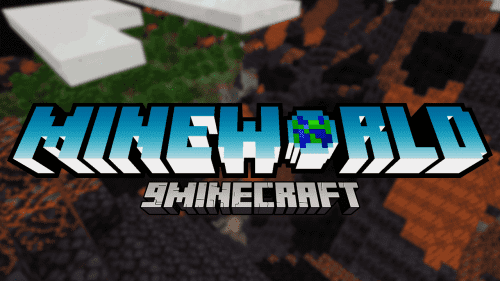 Mine World Mod (1.20.4, 1.19.4) – Journeying Through MineWorld’s Vast Realms Thumbnail