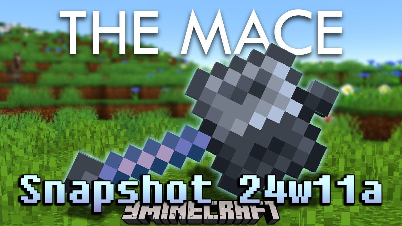 Minecraft 1.21, 1.20.5 Snapshot 24w11a – New Weapon The Mace 1