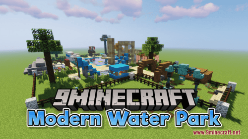 Modern Water Park Map (1.20.4, 1.19.4) – Dive into Endless Fun! Thumbnail