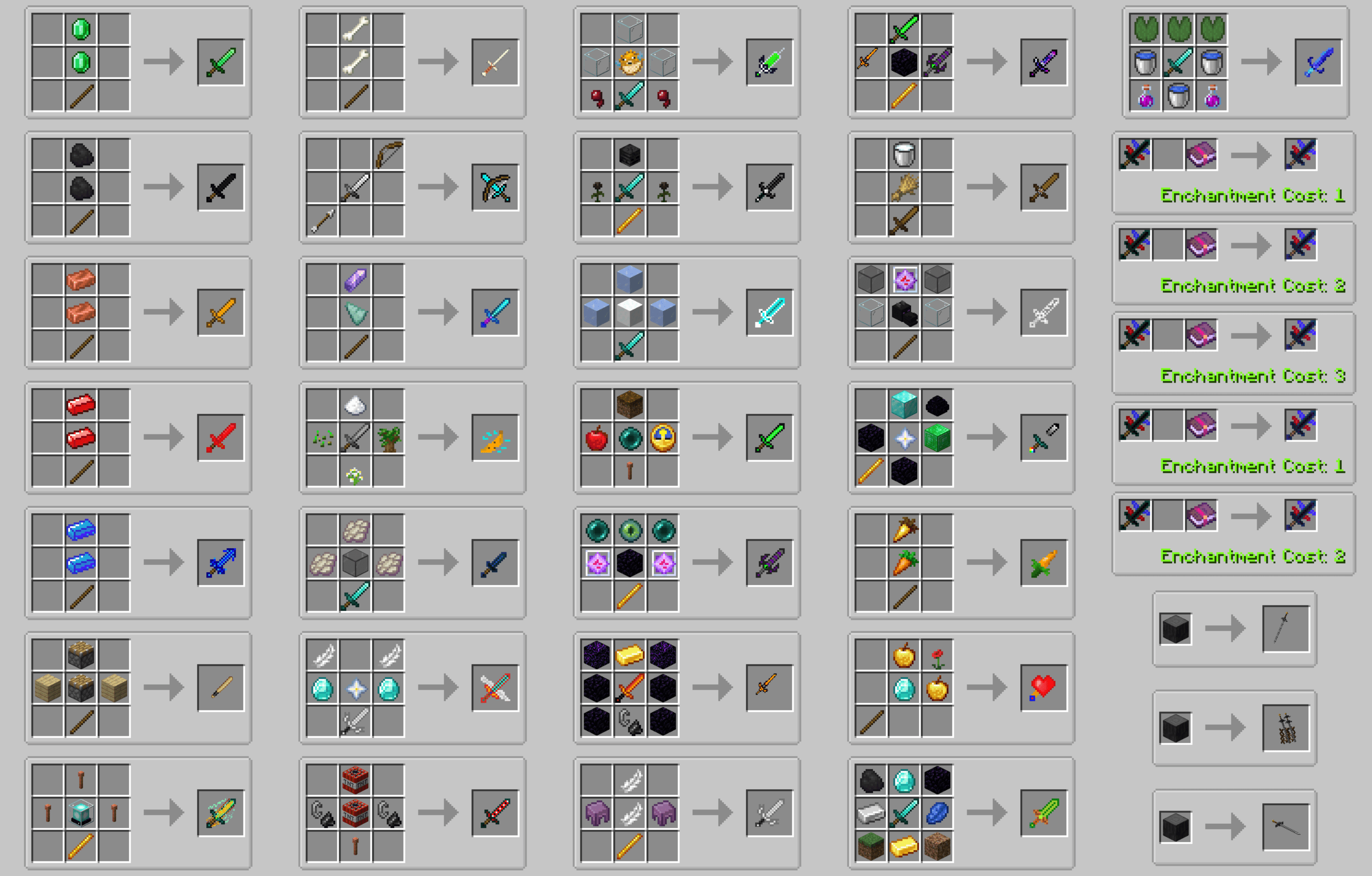 More & More Swords Mod (1.20.1, 1.19.4) - 25+ New Powerful Swords 2