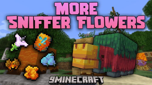 More Sniffer Flowers Mod (1.20.4, 1.20.1) – Discover Floral Wonders Thumbnail
