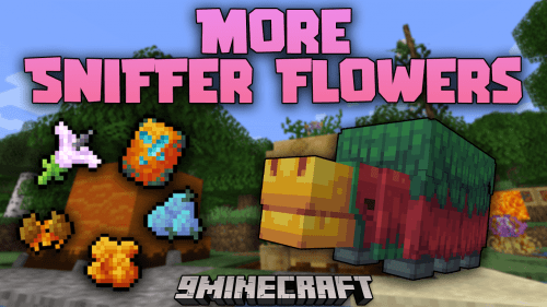 More Sniffer Flowers Mod (1.21.1, 1.20.1) – Discover Floral Wonders Thumbnail