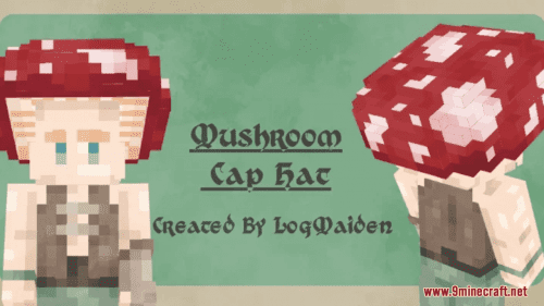 Mushroom Cap Hat Resource Pack (1.20.6, 1.20.1) – Texture Pack Thumbnail
