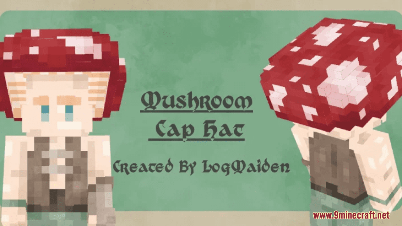 Mushroom Cap Hat Resource Pack (1.20.4, 1.19.4) - Texture Pack 1