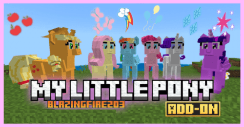 My Little Pony Addon (1.20) – MCPE/Bedrock Mod Thumbnail