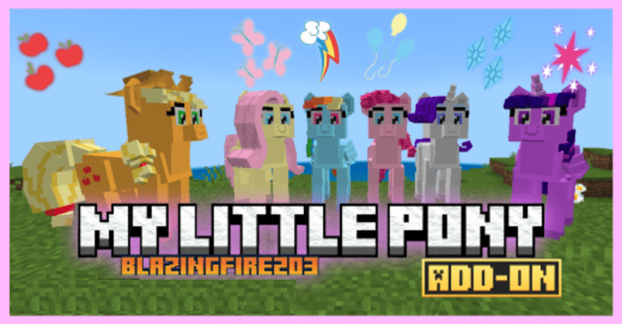 My Little Pony Addon (1.20) - MCPE/Bedrock Mod 1