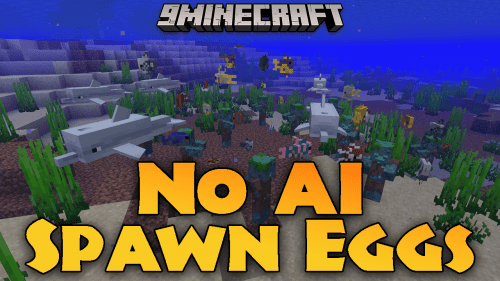 No AI Spawn Eggs Mod (1.20.4, 1.19.4) – Controlled Chaos, Elevating Creativity Thumbnail