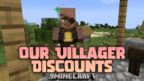 Our Villager Discounts Mod (1.20.4, 1.19.4) – Enhance Villager Trading With Server-Wide Discounts Thumbnail