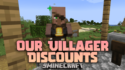 Our Villager Discounts Mod (1.21.1, 1.20.1) – Enhance Villager Trading With Server-Wide Discounts Thumbnail