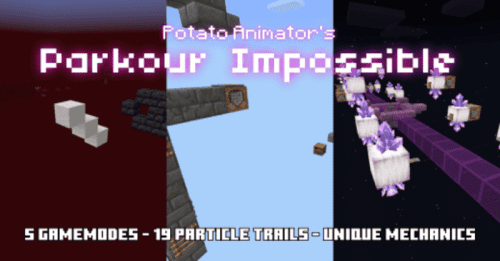 Parkour Impossible Map (1.20) – MCPE/Bedrock Mod Thumbnail