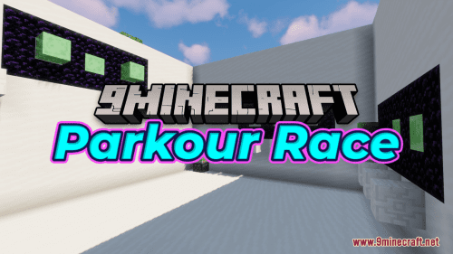 Parkour Race Map (1.21.1, 1.20.1) – Multiplayer Madness Thumbnail