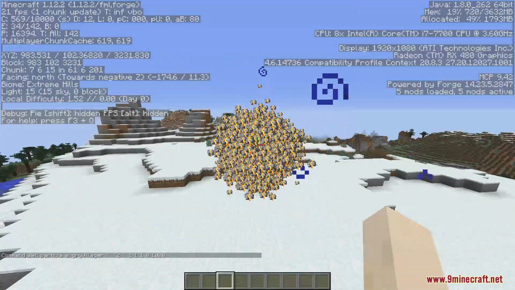 Particle Culling Mod (1.12.2) - Culls Particles Outside The Player's View Frustum 3