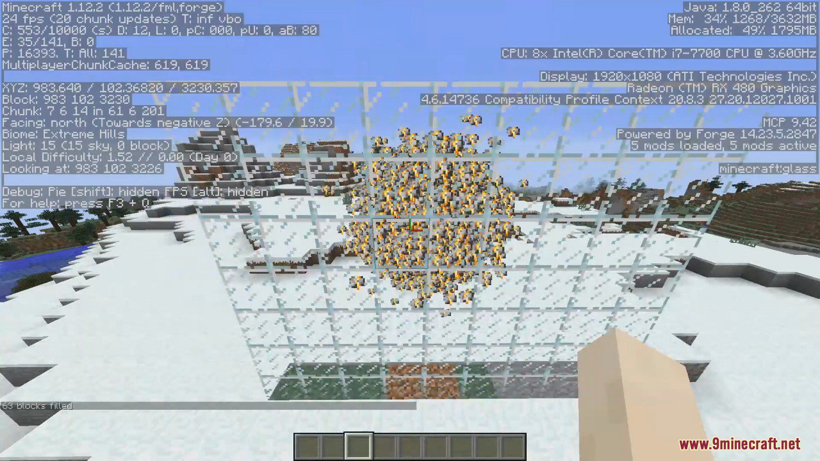 Particle Culling Mod (1.12.2) - Culls Particles Outside The Player's View Frustum 7