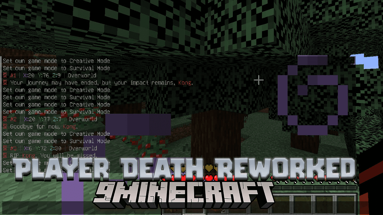 Player Death Reworked Data Pack (1.20.4, 1.19.4) - Enhanced Survival Experience! 1