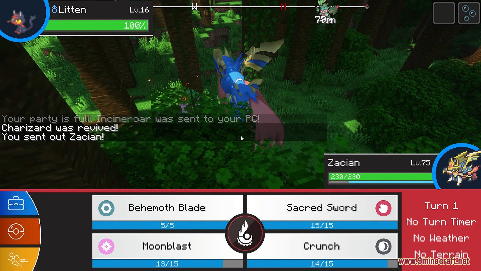 PokeHud Mod (1.20.1, 1.16.5) - Pixelmon Hud Addon 6