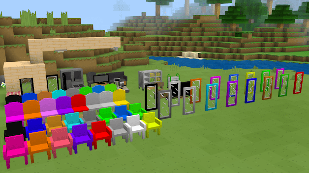 Props and Furnitures Addon (1.20) - MCPE/Bedrock Mod 5