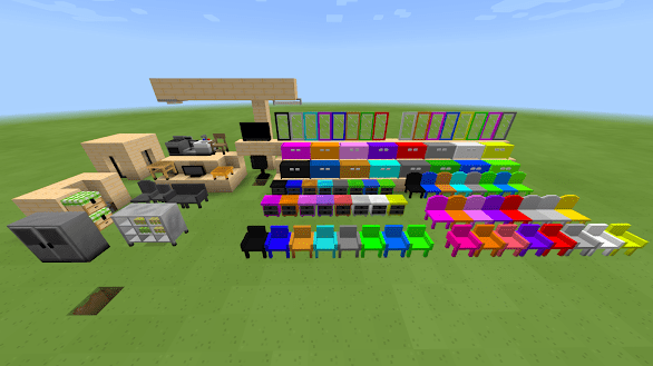 Props and Furnitures Addon (1.20) - MCPE/Bedrock Mod 6